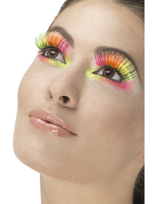 80's Party Neon Eyelashes