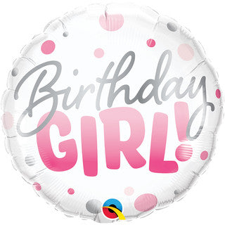 Birthday Girl 18" Foil Balloon