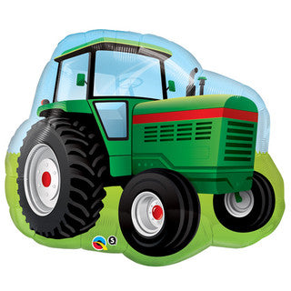 Farmyard Tractor Supershape Foil Balloon