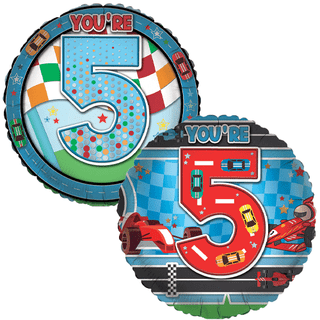 Age 5 Character 18" Foil Balloon