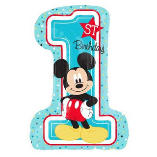 Age 1 Mickey/ Minnie Foil Balloon
