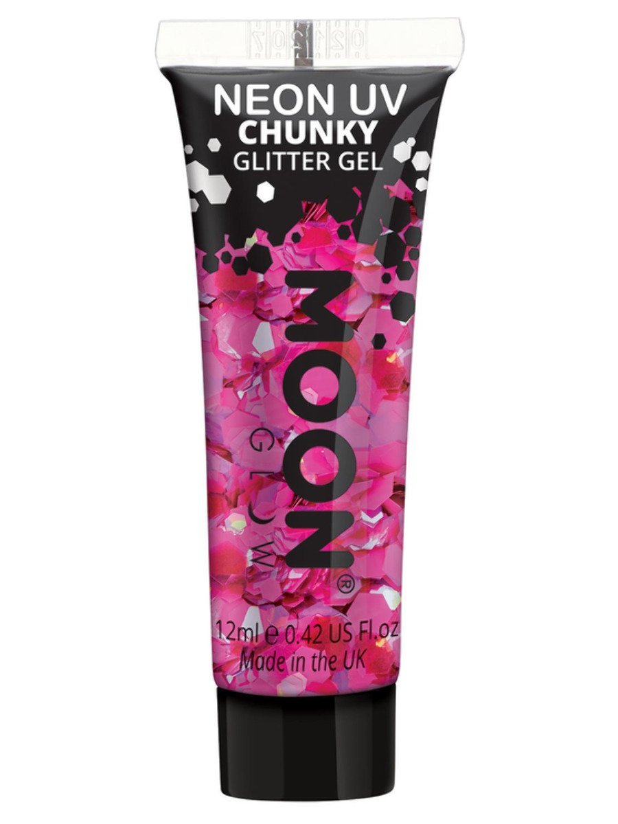 Moon Creations Face and Body Glitter Chunky Neon UV Gel