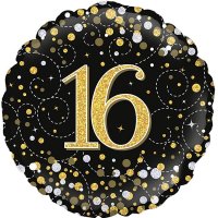 Age 16 Sparkling Fizz 18" Foil Balloon