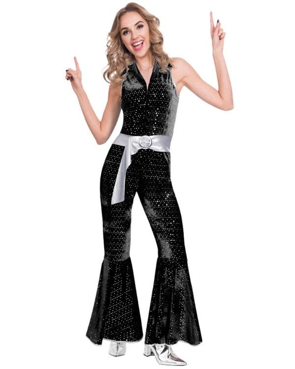 Disco Diva Black Costume