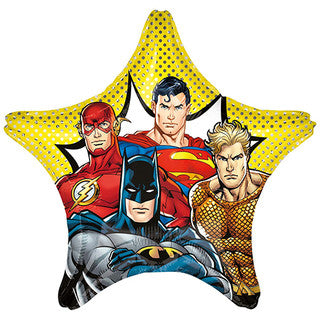 Justice League Star Supershape Foil Balloon