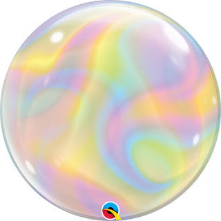 Tye Dye Pastel Bubble Foil Balloon
