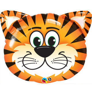 Tiger Head Supershape Foil Balloon