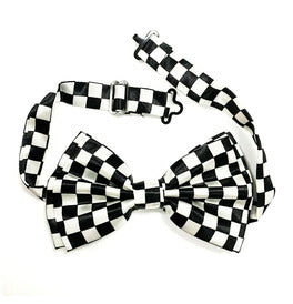 Chequered Bow Tie