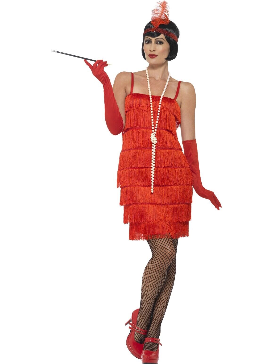 Flapper Red Short Costume