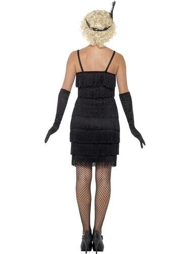 Flapper Black Short Costume