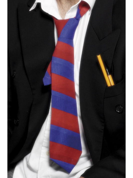 School Tie Red & Blue