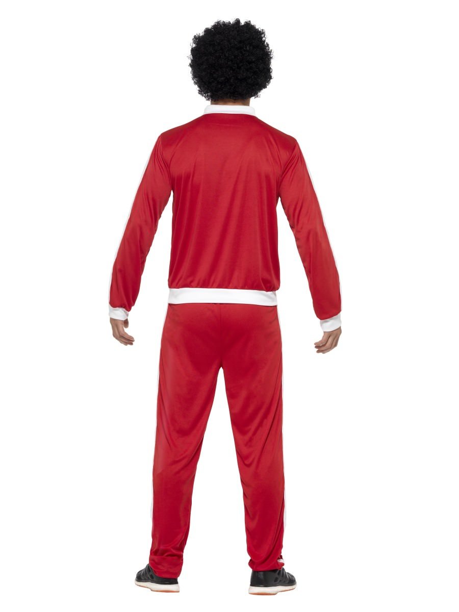 Scouser Tracksuit Shell Suit Red Costume