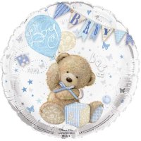 Baby Girl/ Boy Teddy Bear 18" Foil Balloon