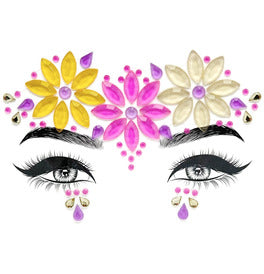 Face Jewel Gems Flower Fairy