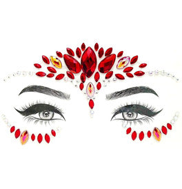 Face Jewel Gems Fire Queen