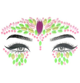 Face Jewel Gems Festival Babe