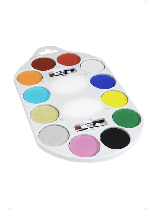 Aqua Water Based 12 Colour Make up Palette