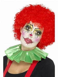 Clown Neck Ruffle Green
