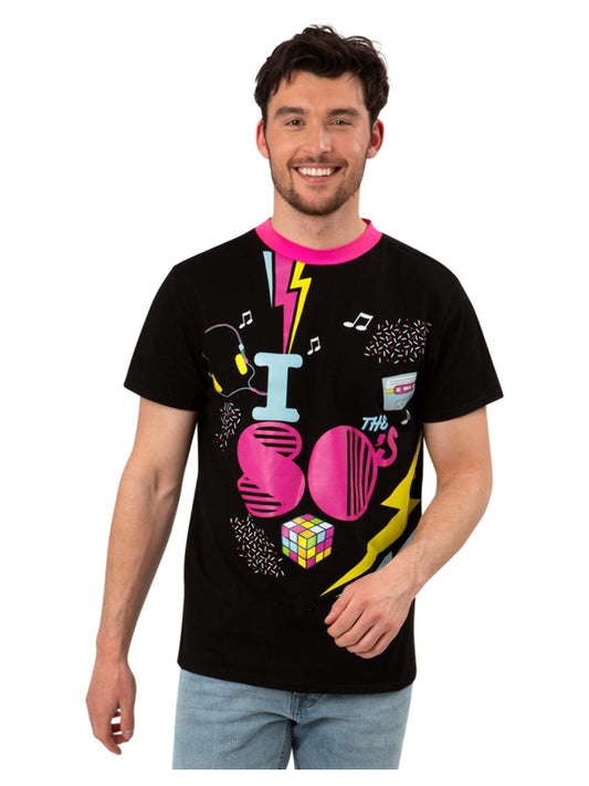 80's Unisex Printed Tshirt Costume