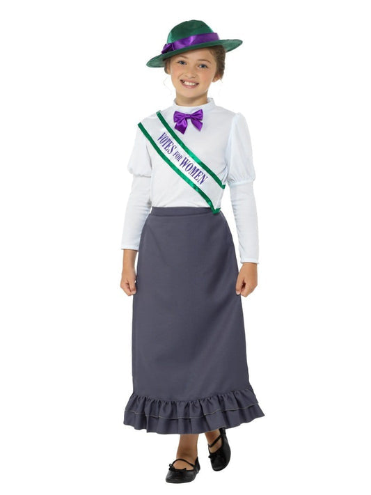 Victorian Suffragette Girl Child Costume