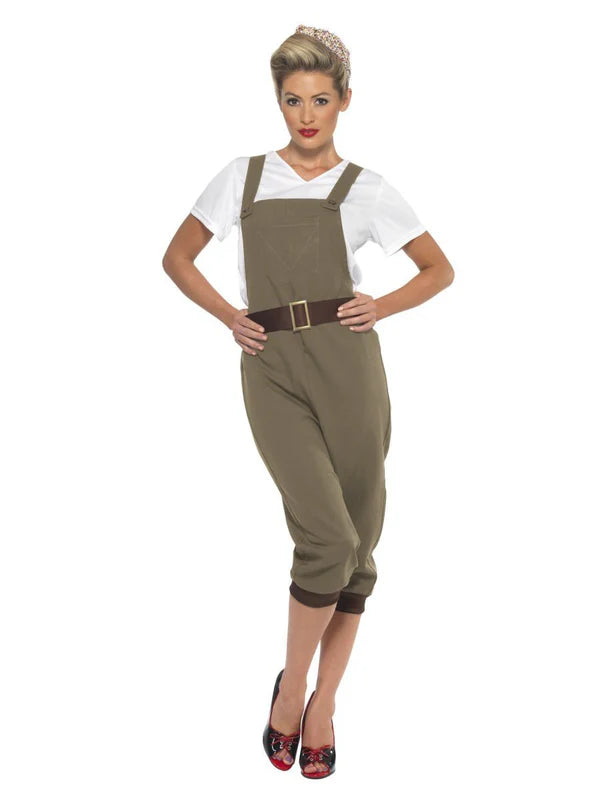 Land Girl Brown Costume