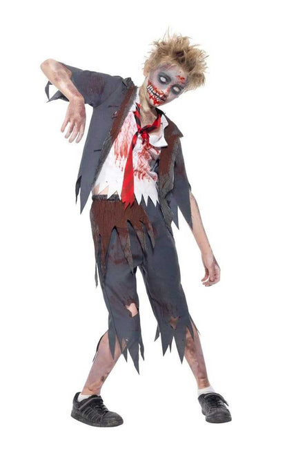 Zombie School Boy Child Costume