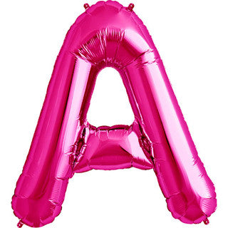 Giant Foil Letter Pink