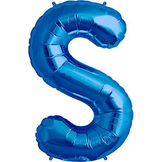 Giant Foil Letter Blue