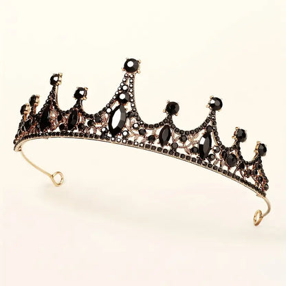 Metal Tiara Deluxe Black