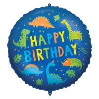 Birthday Dinosaurs 18" Foil Balloon