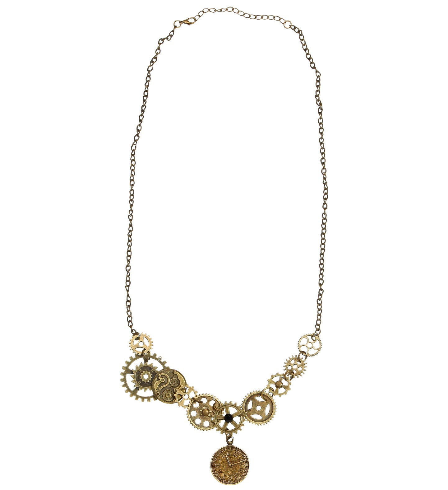Steampunk Cog Necklace Deluxe