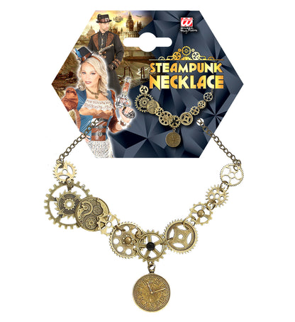 Steampunk Cog Necklace Deluxe