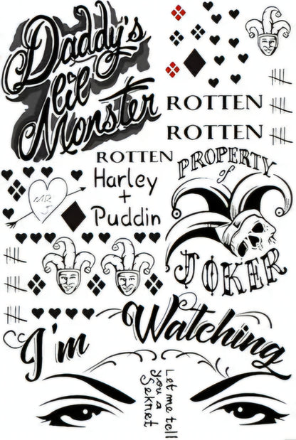 Harley Temporary Tattoos