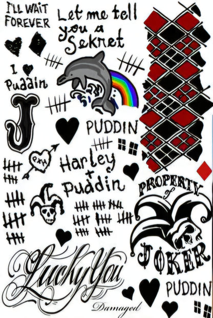 Harley Temporary Tattoos