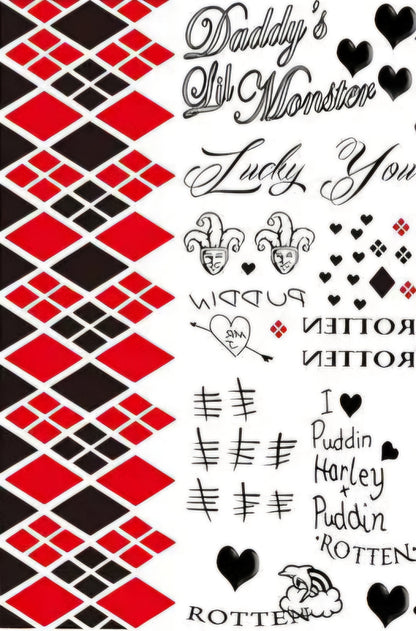 Harley Temporary Tattoos