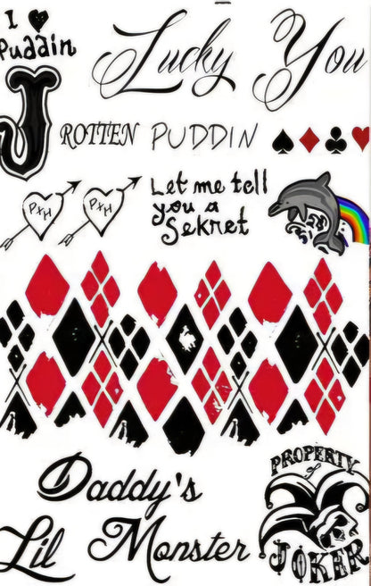 Harley Temporary Tattoos