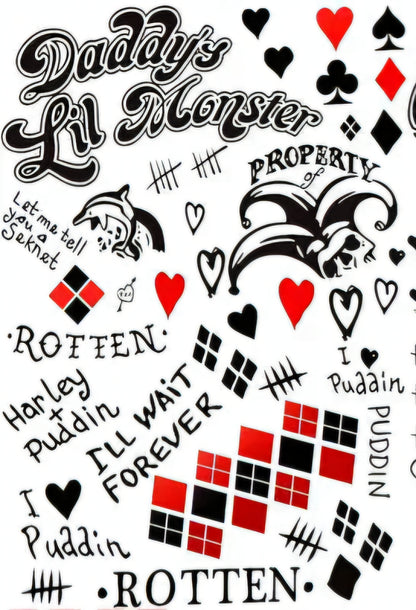 Harley Temporary Tattoos