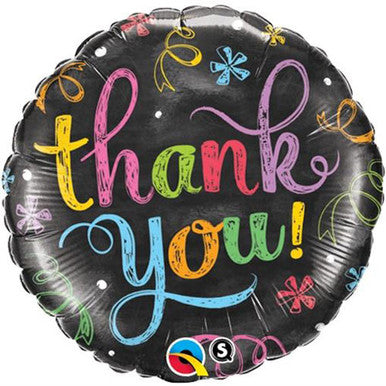 Thank You Chalkboard 18" Foil Balloon