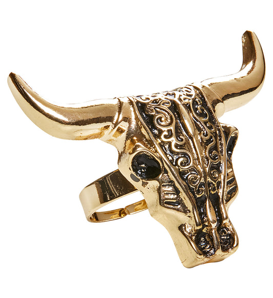 Buffalo Skull Ring