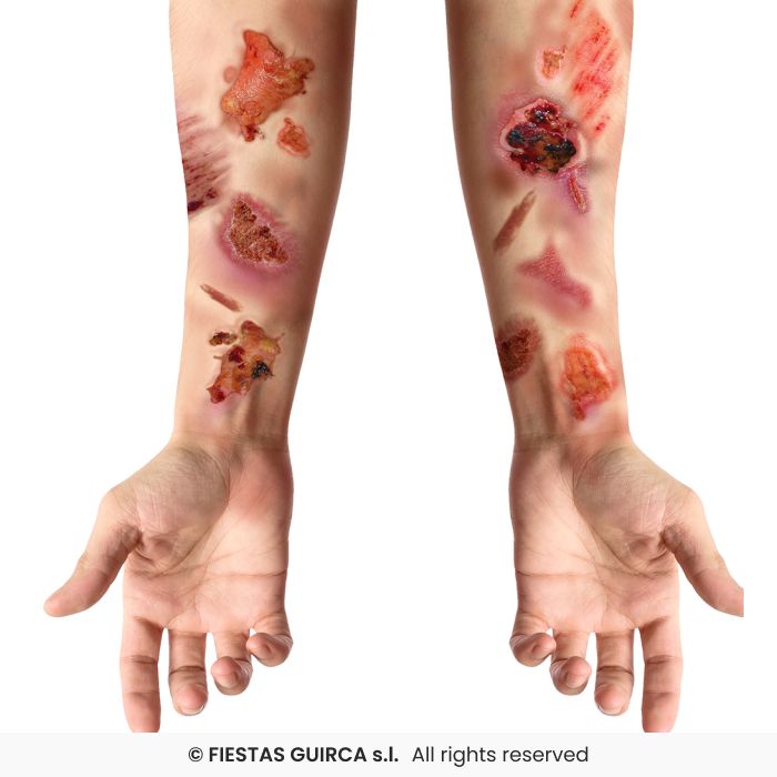 🌟New🌟 Infected Wounds Temporary Tattoos