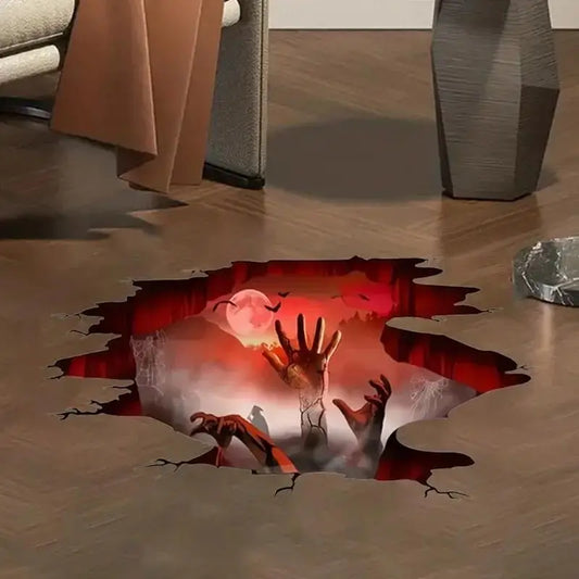 Spooky 3D Effect Hand Wall/ Floor Decal