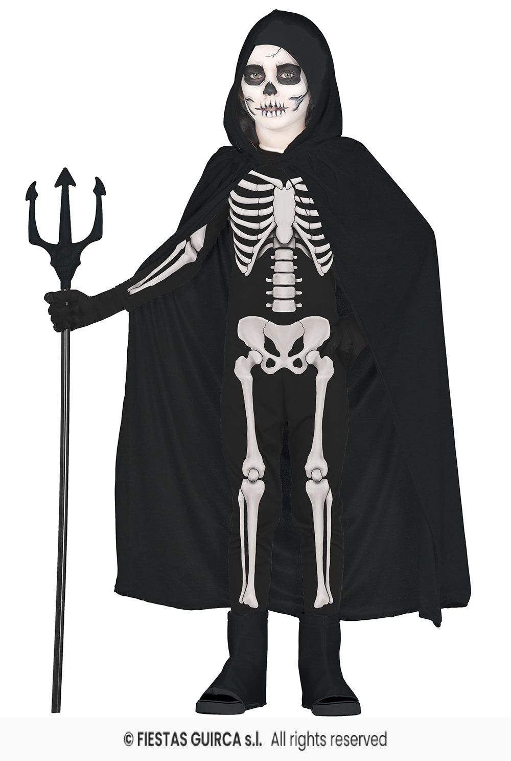 🌟New🌟 Child Hooded Cape Black Velvet