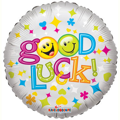Good Luck Happy Faces 18" Foil Balloon
