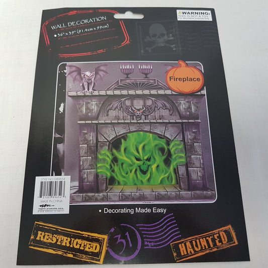 Haunted House Demon Fireplace Add On Decoration