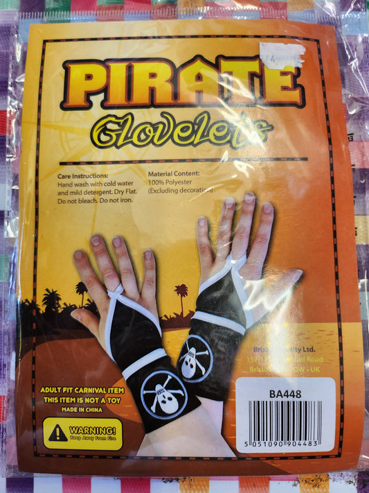 Pirate Fingerless Gloves