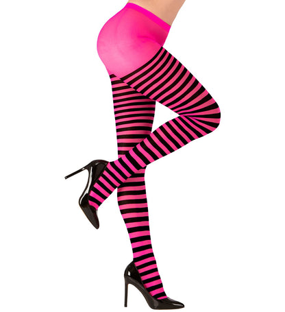 Opaque Striped Tights