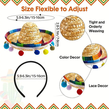 Mini Sombrero on Headband