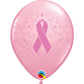 Cancer Research 11" Latex Balloons 6 Pack