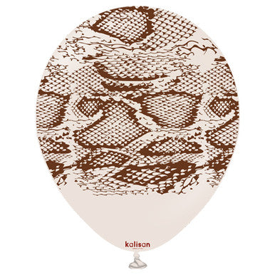 Snake Print Latex Balloons 25 Pack (also available in singles)