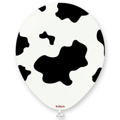 Cow Print 11'' Latex Balloons 25 Pack (also available in singles)